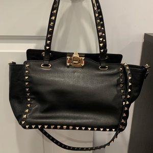 SOLD! Valentino Garavani Small Rockstuds bag,Black